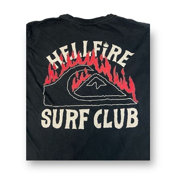 Quicksilver Stranger Things Hellfire Surf Club Size Small - Picture 3 of 6